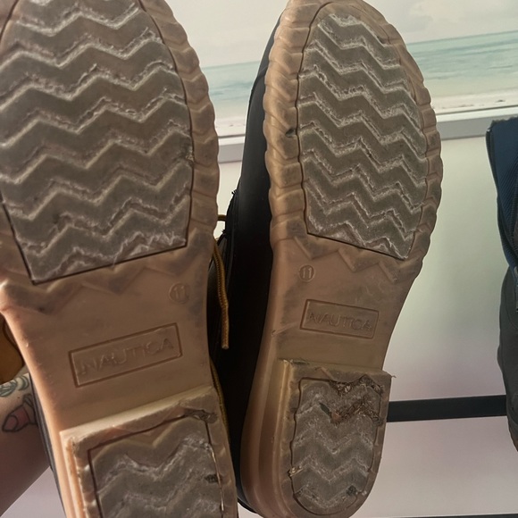 Nautica duck boots leather hiker outdoors waterproof all weather fall winter - Picture 4 of 5